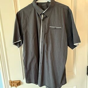 7 Diamonds Charcoal Button Down Shirt